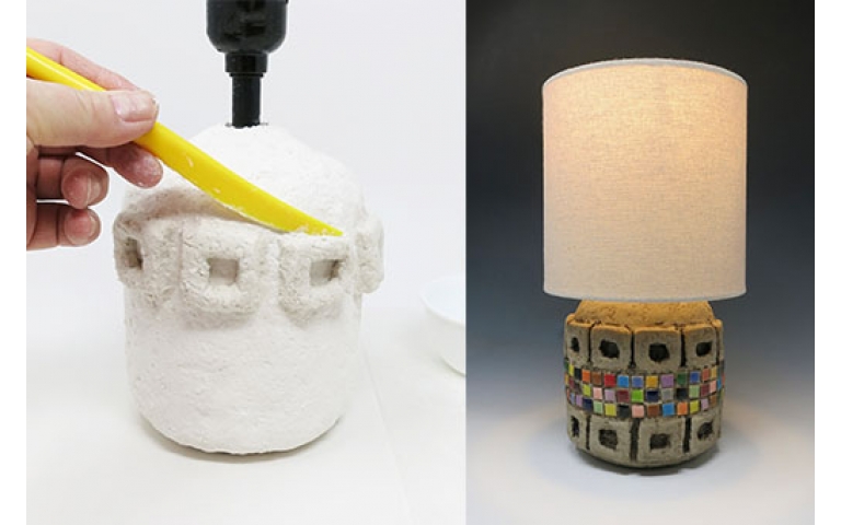 Modern Mosaic Lamp